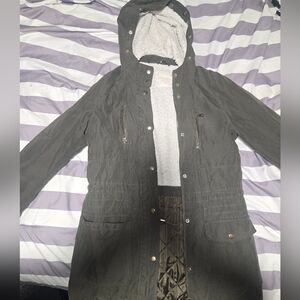 Altar'd State Gray Hooded Jacket